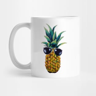 Pineapple Wearing Sunglasses Mug